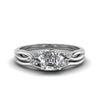Load image into Gallery viewer, asscher-cut-twisted-diamond-ring-with-matching-curved-band-in-14K-white-gold-FD8300AS-NL-WG.jpg