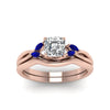 Load image into Gallery viewer, asscher-cut-twisted-diamond-ring-with-matching-curved-band-with-blue-sapphire-in-14K-rose-gold-FD8300ASGSABL-NL-RG.jpg