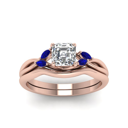 asscher-cut-twisted-diamond-ring-with-matching-curved-band-with-blue-sapphire-in-14K-rose-gold-FD8300ASGSABL-NL-RG.jpg