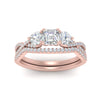 Load image into Gallery viewer, asscher-cut-twisted-floral-prong-diamond-wedding-set-in-rose-gold-FD10257AS-ANGLE5-NL-RG_f64020ef-e2a9-4a1d-9cd8-24e5ab7da90e?v=1756360097