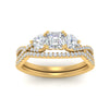 Load image into Gallery viewer, asscher-cut-twisted-floral-prong-diamond-wedding-set-in-yellow-gold-FD10257AS-ANGLE5-NL-YG_972b37ad-8f6a-485c-baa7-26acead53d9c?v=1756360097