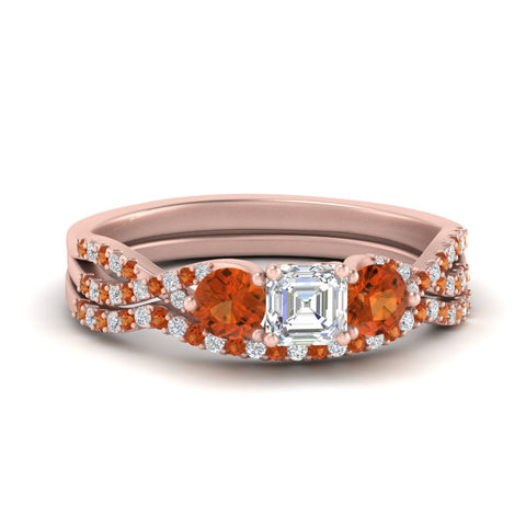 asscher-cut-twisted-floral-prong-orange-sapphire-wedding-set-in-rose-gold-FD10257ASGSAOR-NL-RG?v=1756359941
