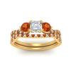 Load image into Gallery viewer, asscher-cut-twisted-floral-prong-orange-sapphire-wedding-set-in-yellow-gold-FD10257ASGSAOR-ANGLE5-NL-YG_ff7d40d6-5adf-48af-aa09-617aa81ff753?v=1756360098