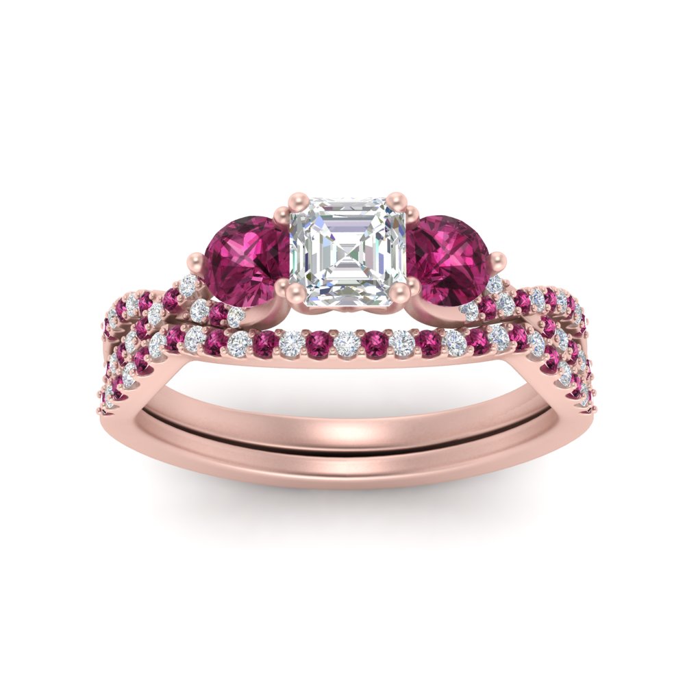 asscher-cut-twisted-floral-prong-pink-sapphire-wedding-set-in-rose-gold-FD10257ASGSADRPI-ANGLE5-NL-RG?v=1756359941