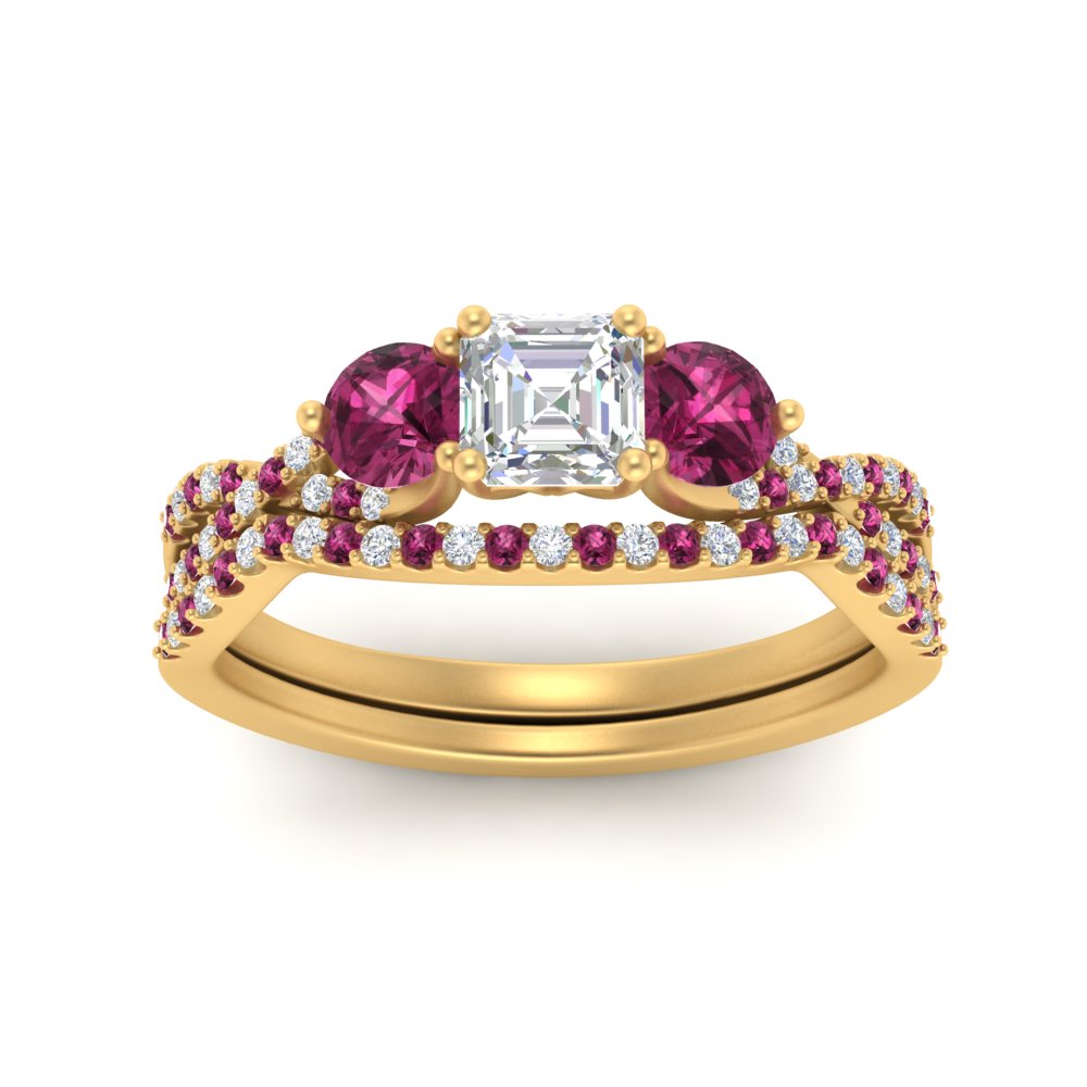 asscher-cut-twisted-floral-prong-pink-sapphire-wedding-set-in-yellow-gold-FD10257ASGSADRPI-ANGLE5-NL-YG_8e0a72ea-1f68-4703-858d-c8a0cb0724bf?v=1756360097
