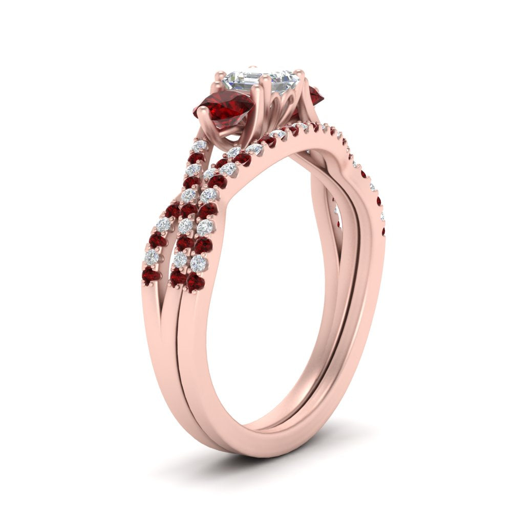 asscher-cut-twisted-floral-prong-ruby-wedding-set-in-rose-gold-FD10257ASGRUDR-ANGLE2-NL-RG?v=1756359941