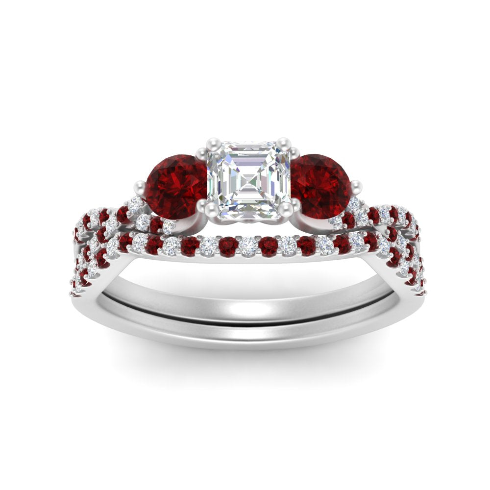 asscher-cut-twisted-floral-prong-ruby-wedding-set-in-white-gold-FD10257ASGRUDR-ANGLE5-NL-WG_638e14db-0d38-4409-95d2-bdbcbf4c7038?v=1756360097