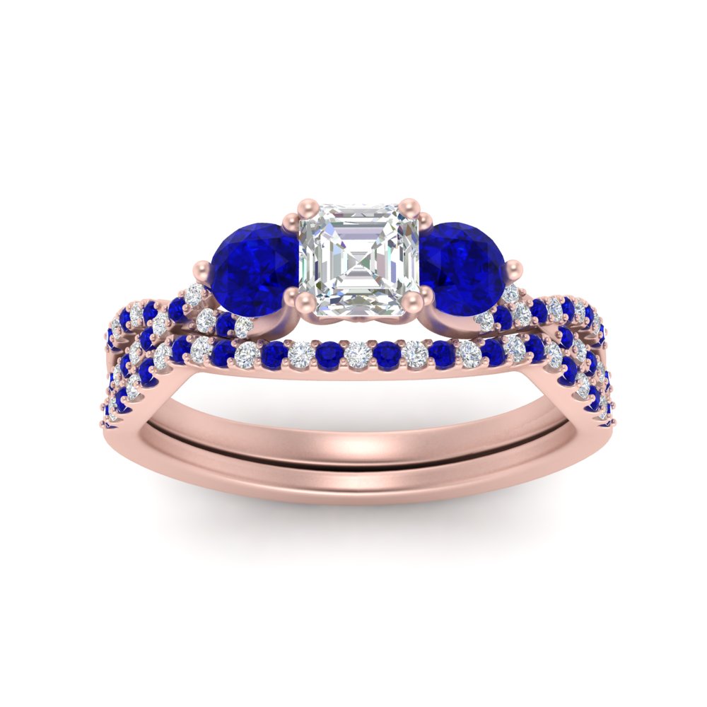 asscher-cut-twisted-floral-prong-sapphire-wedding-set-in-rose-gold-FD10257ASGSABL-ANGLE5-NL-RG?v=1756359941