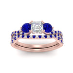 Load image into Gallery viewer, asscher-cut-twisted-floral-prong-sapphire-wedding-set-in-rose-gold-FD10257ASGSABL-ANGLE5-NL-RG_131d828e-e2bd-4eee-86bc-59c2d1e6e291?v=1756360097
