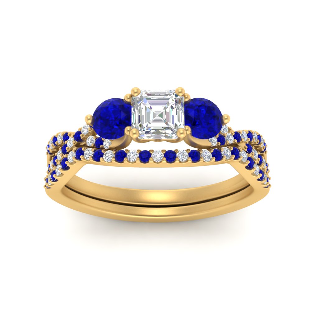 asscher-cut-twisted-floral-prong-sapphire-wedding-set-in-yellow-gold-FD10257ASGSABL-ANGLE5-NL-YG?v=1756359941
