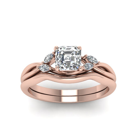 asscher-cut-twisted-organic-diamond-ring-with-matching-curved-band-in-14K-rose-gold-FD8300AS-NL-RG.jpg
