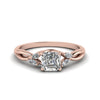 Load image into Gallery viewer, asscher-cut-twisted-petal-diamond-engagement-ring-in-14K-rose-gold-FD8300ASR-NL-RG.jpg