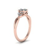 Load image into Gallery viewer, asscher-cut-twisted-petal-diamond-engagement-ring-in-14K-rose-gold-FD8300ASR-NL-RG.jpg
