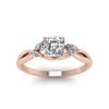 Load image into Gallery viewer, asscher-cut-twisted-petal-diamond-engagement-ring-in-14K-rose-gold-FD8300ASR-NL-RG.jpg