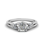 Load image into Gallery viewer, asscher-cut-twisted-petal-diamond-engagement-ring-in-14K-white-gold-FD8300ASR-NL-WG.jpg
