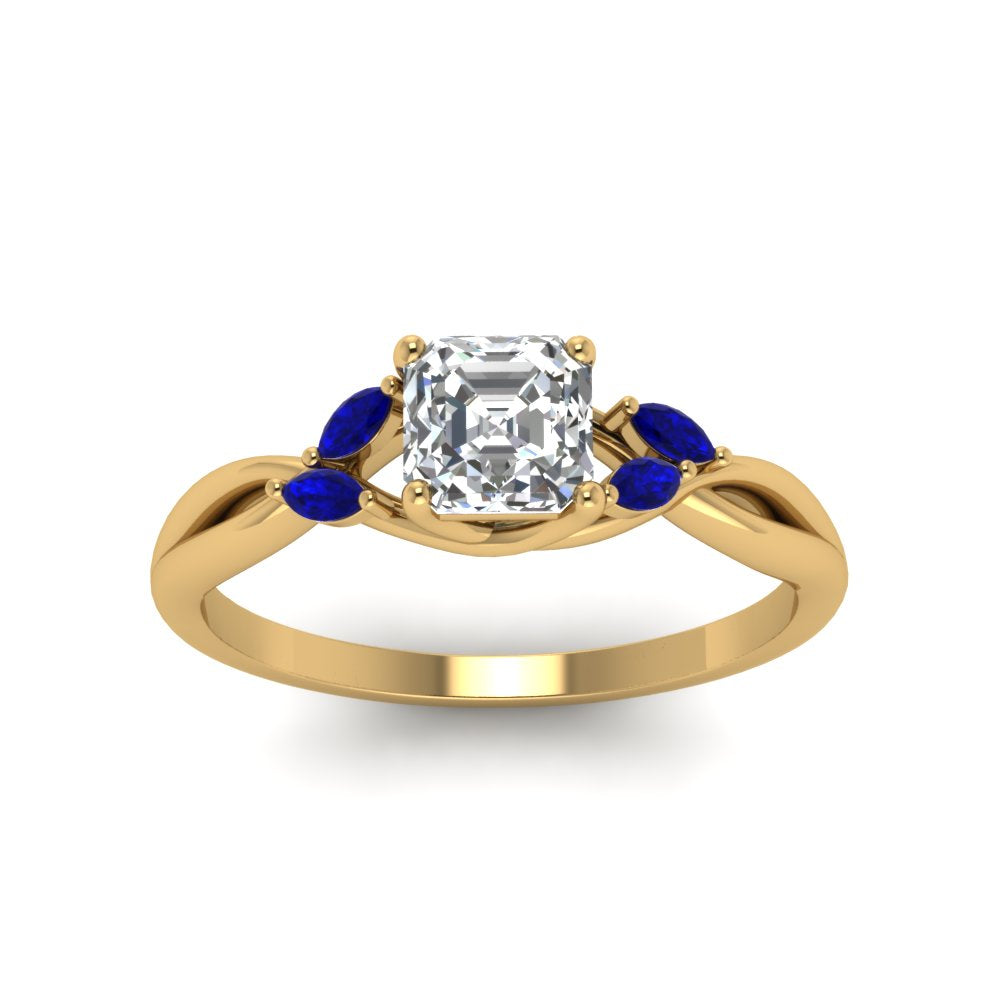 asscher-cut-twisted-petal-diamond-engagement-ring-with-blue-sapphire-in-14K-yellow-gold-FD8300ASRGSABL-NL-YG.jpg