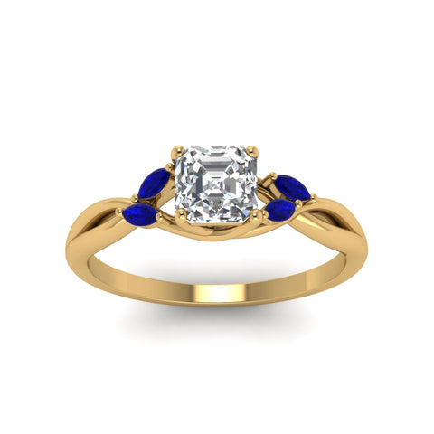 asscher-cut-twisted-petal-diamond-engagement-ring-with-blue-sapphire-in-14K-yellow-gold-FD8300ASRGSABL-NL-YG.jpg
