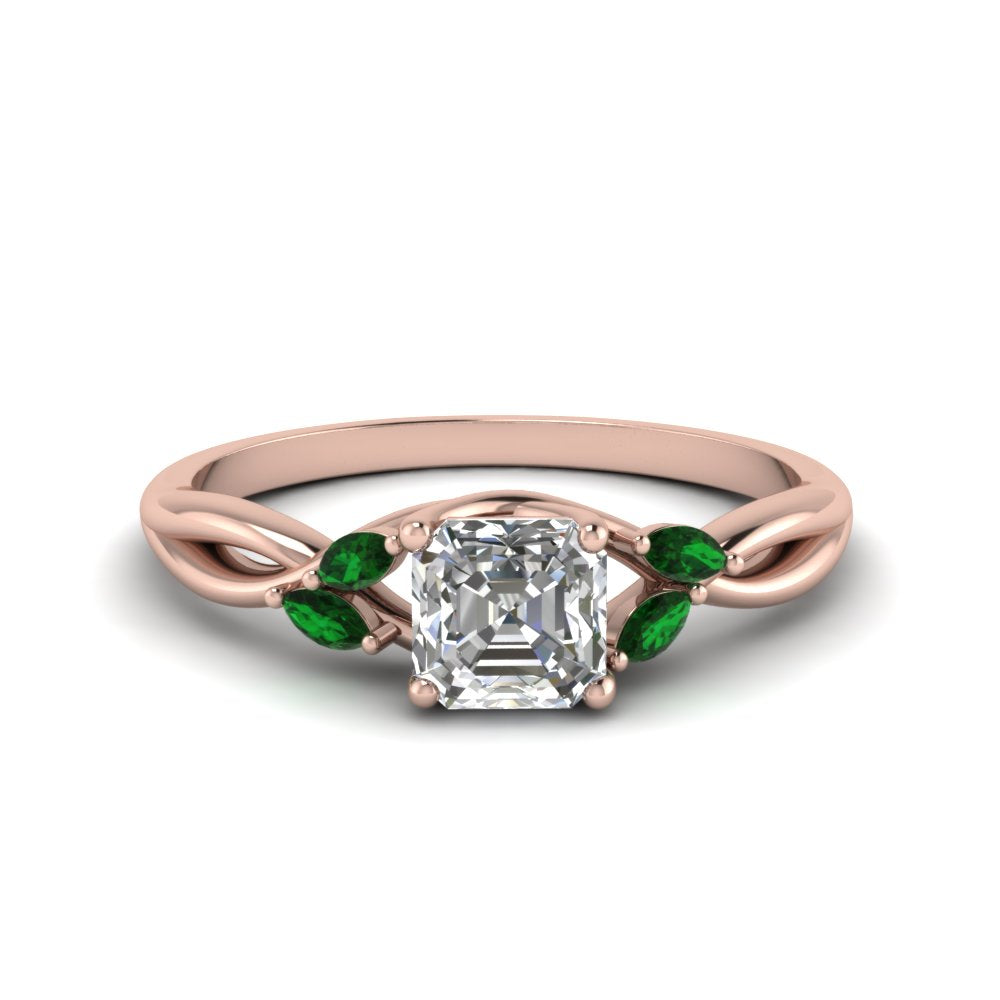 asscher-cut-twisted-petal-diamond-engagement-ring-with-emerald-in-14K-rose-gold-FD8300ASRGEMGR-NL-RG.jpg