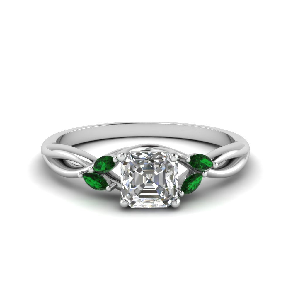 asscher-cut-twisted-petal-diamond-engagement-ring-with-emerald-in-14K-white-gold-FD8300ASRGEMGR-NL-WG.jpg