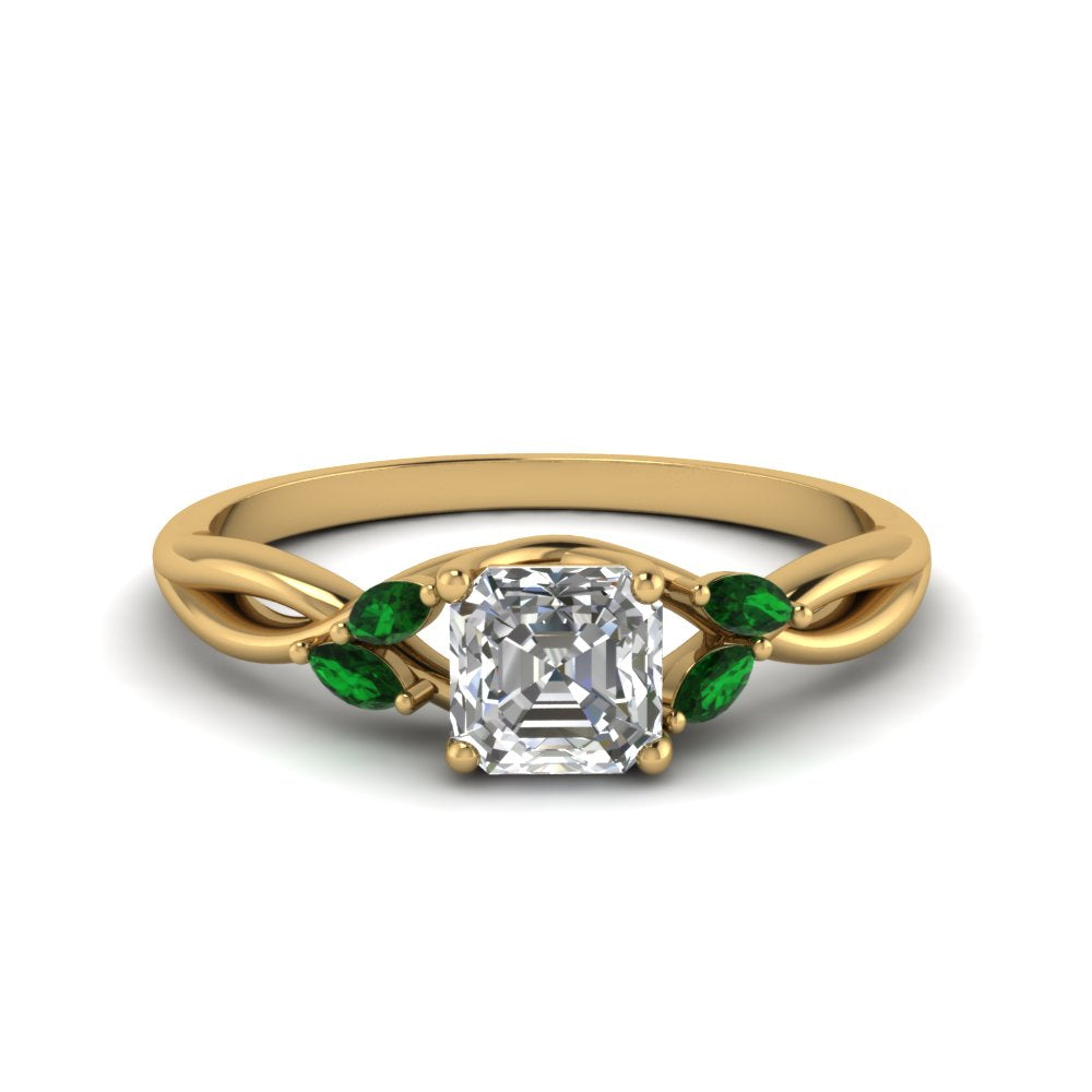 asscher-cut-twisted-petal-diamond-engagement-ring-with-emerald-in-14K-yellow-gold-FD8300ASRGEMGR-NL-YG.jpg
