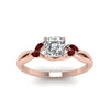 Load image into Gallery viewer, asscher-cut-twisted-petal-diamond-engagement-ring-with-ruby-in-14K-rose-gold-FD8300ASRGRUDR-NL-RG.jpg