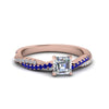 Load image into Gallery viewer, asscher-cut-twisted-vine-diamond-engagement-ring-for-women-with-blue-sapphire-in-14K-rose-gold-FD8233ASRGSABL-NL-RG.jpg