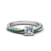 Load image into Gallery viewer, asscher-cut-twisted-vine-diamond-engagement-ring-for-women-with-emerald-in-14K-white-gold-FD8233ASRGEMGR-NL-WG.jpg