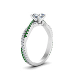 Load image into Gallery viewer, asscher-cut-twisted-vine-diamond-engagement-ring-for-women-with-emerald-in-14K-white-gold-FD8233ASRGEMGR-NL-WG.jpg
