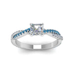 Load image into Gallery viewer, asscher-cut-twisted-vine-diamond-engagement-ring-for-women-with-ice-blue-topaz-in-14K-white-gold-FD8233ASRGICBLTO-NL-WG.jpg
