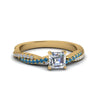 Load image into Gallery viewer, asscher-cut-twisted-vine-diamond-engagement-ring-for-women-with-ice-blue-topaz-in-14K-yellow-gold-FD8233ASRGICBLTO-NL-YG.jpg