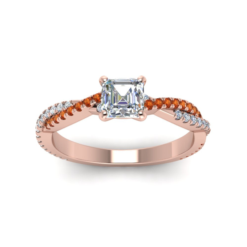 asscher-cut-twisted-vine-diamond-engagement-ring-for-women-with-orange-sapphire-in-14K-rose-gold-FD8233ASRGSAOR-NL-RG.jpg