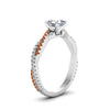 Load image into Gallery viewer, asscher-cut-twisted-vine-diamond-engagement-ring-for-women-with-orange-sapphire-in-14K-white-gold-FD8233ASRGSAOR-NL-WG.jpg