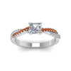 Load image into Gallery viewer, asscher-cut-twisted-vine-diamond-engagement-ring-for-women-with-orange-sapphire-in-14K-white-gold-FD8233ASRGSAOR-NL-WG.jpg