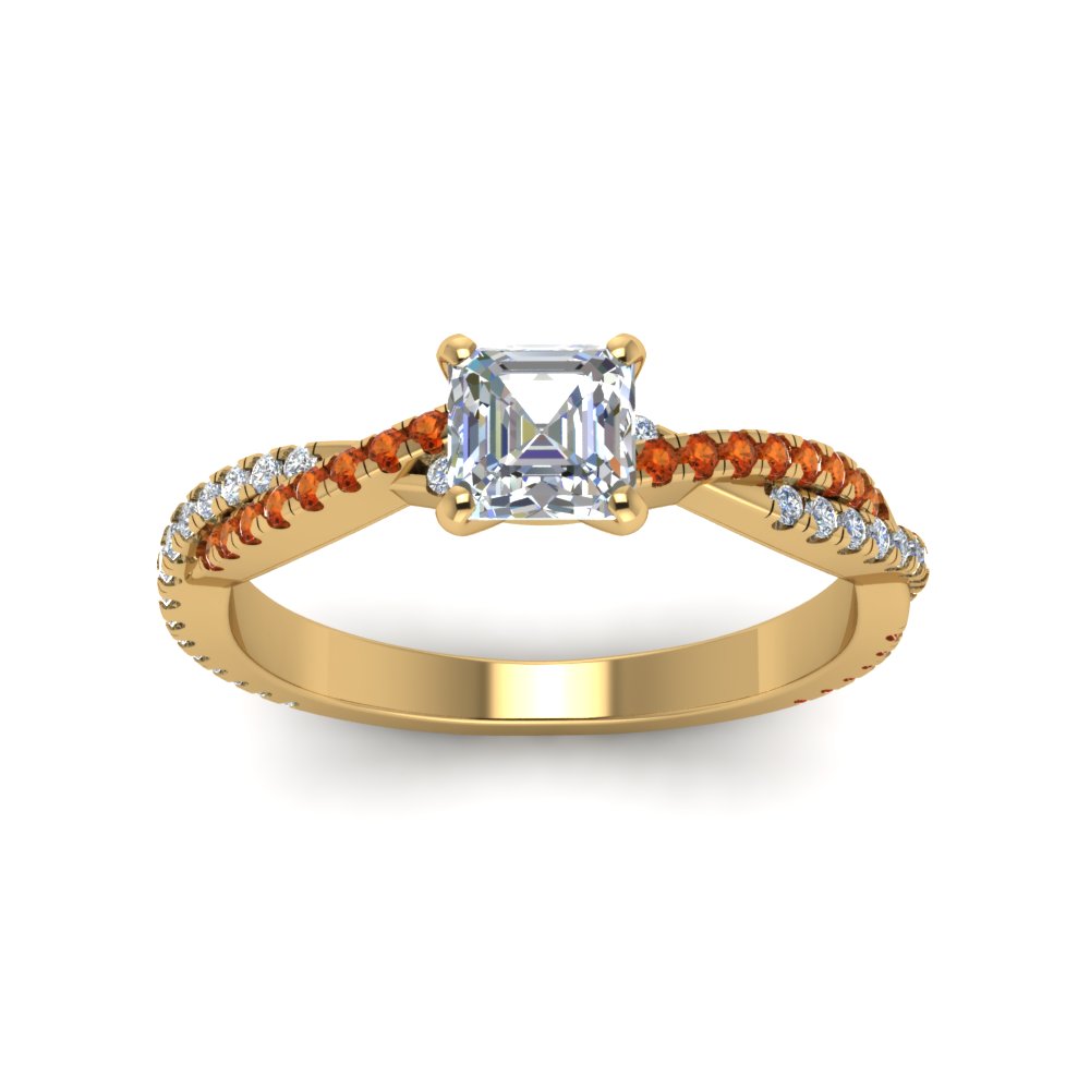 asscher-cut-twisted-vine-diamond-engagement-ring-for-women-with-orange-sapphire-in-14K-yellow-gold-FD8233ASRGSAOR-NL-YG.jpg
