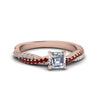Load image into Gallery viewer, asscher-cut-twisted-vine-diamond-engagement-ring-for-women-with-ruby-in-14K-rose-gold-FD8233ASRGRUDR-NL-RG.jpg