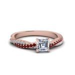 Load image into Gallery viewer, asscher-cut-twisted-vine-diamond-engagement-ring-for-women-with-ruby-in-14K-rose-gold-FD8233ASRGRUDR-NL-RG.jpg

