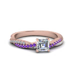 Load image into Gallery viewer, asscher-cut-twisted-vine-diamond-engagement-ring-for-women-with-violac-topaz-in-14K-rose-gold-FD8233ASRGVITO-NL-RG.jpg
