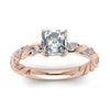 Load image into Gallery viewer, Twisted Vine Engagement Ring