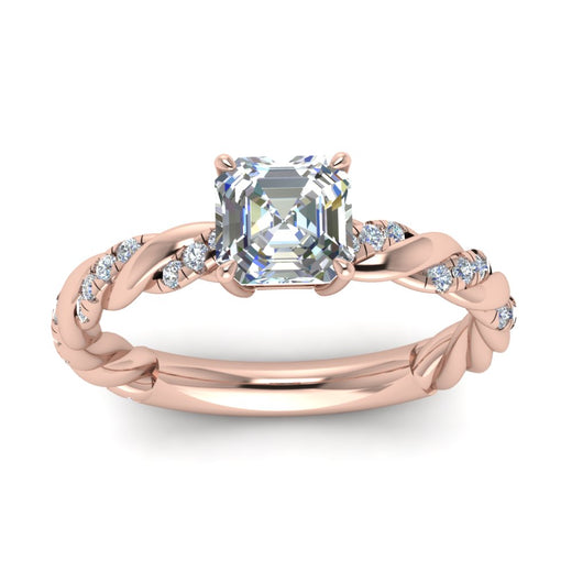 Twisted Vine Engagement Ring