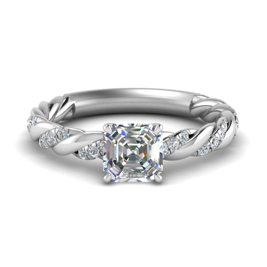 Twisted Vine Engagement Ring