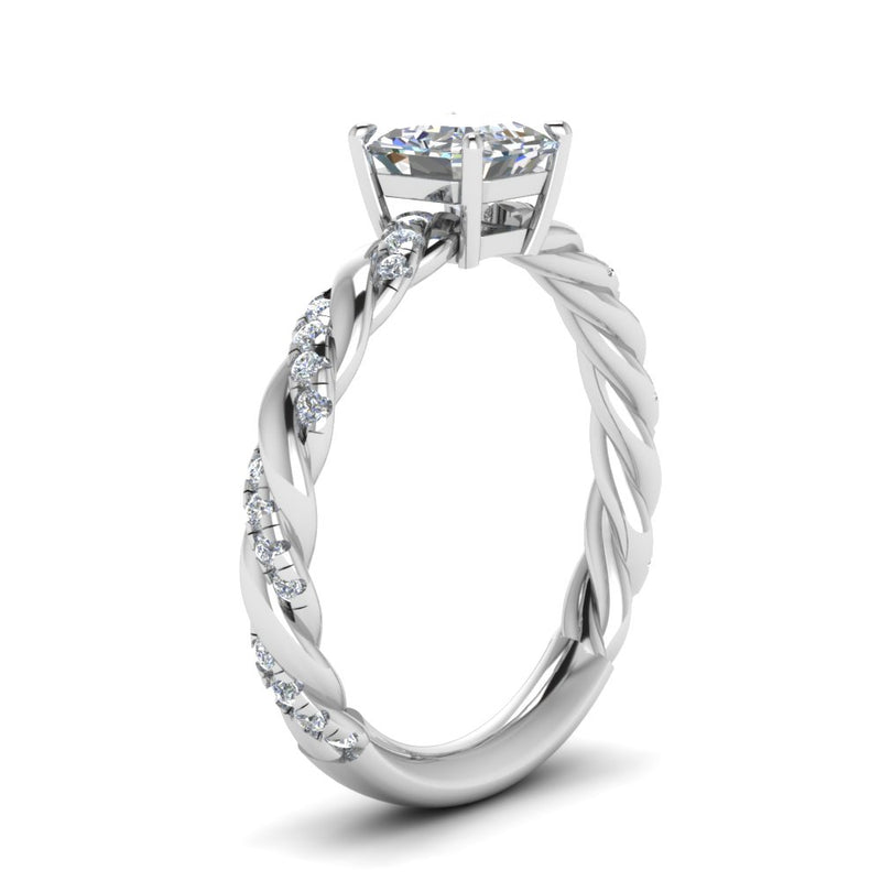 Twisted Vine Engagement Ring