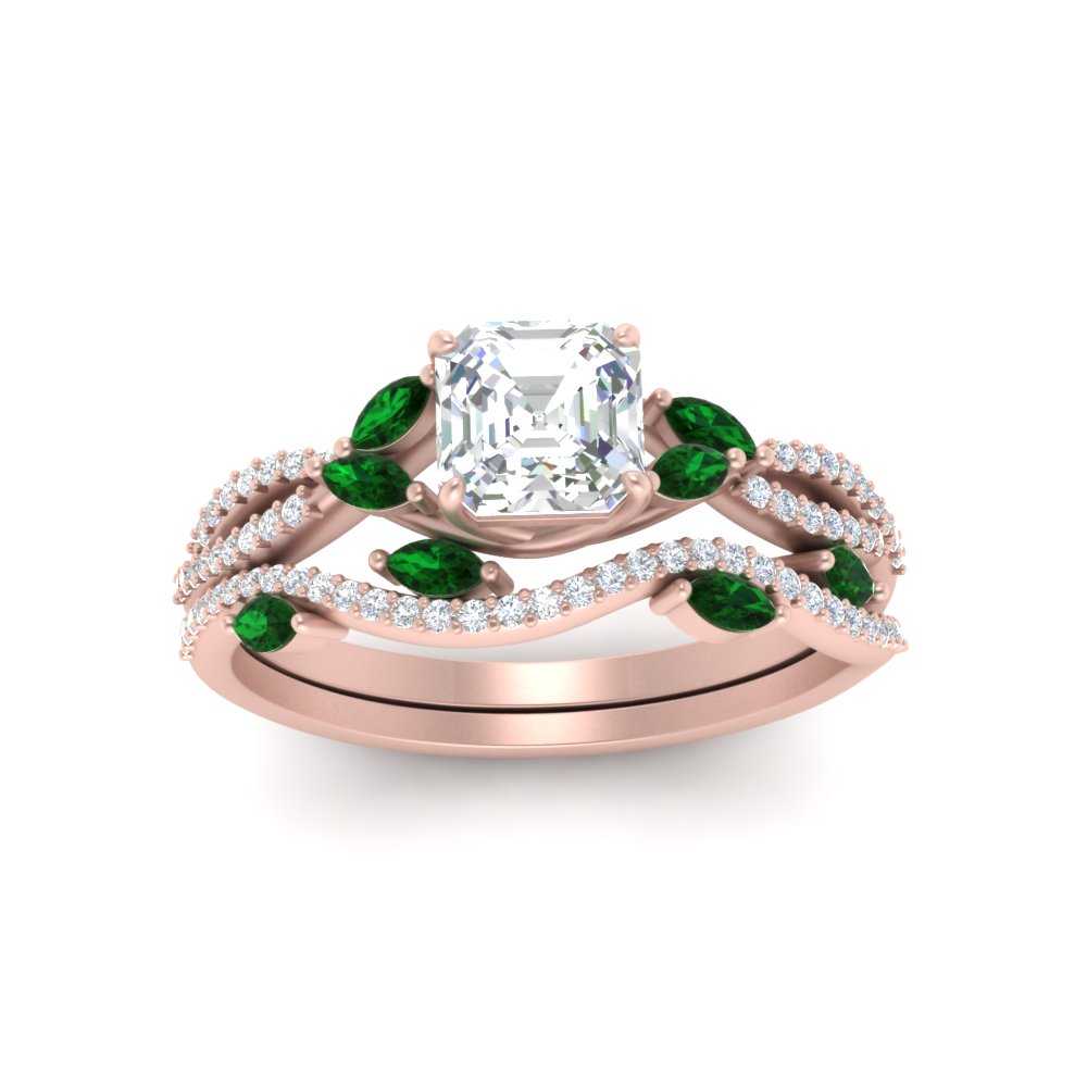 asscher-cut-twisted-vine-luxury-emerald-bridal-ring-set-in-rose-gold-FDENR3211ASGEMGRANGLE3-NL-RG