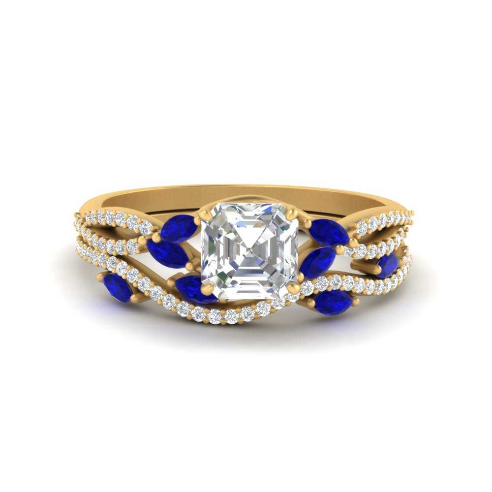 asscher-cut-twisted-vine-luxury-sapphire-bridal-ring-set-in-yellow-gold-FDENR3211ASGSABLANGLE3-NL-YG