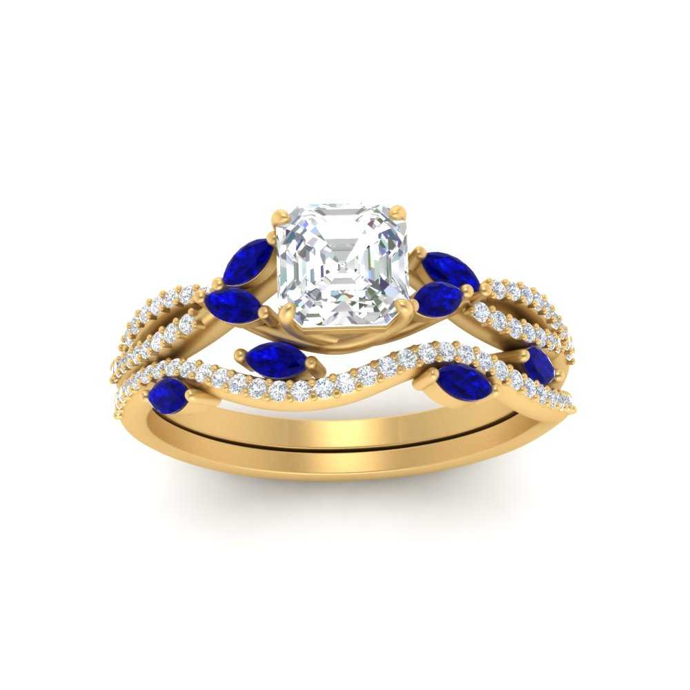 asscher-cut-twisted-vine-luxury-sapphire-bridal-ring-set-in-yellow-gold-FDENR3211ASGSABLANGLE3-NL-YG