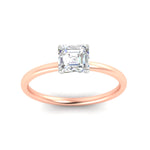 Load image into Gallery viewer, asscher-cut-two-tone-1.5-mm-comfort-fit-solitaire-ring-in-rose-gold-fdens11590asrangle5-1.50mm-nl-rg?v=1758104118