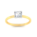 Load image into Gallery viewer, asscher-cut-two-tone-1.5-mm-comfort-fit-solitaire-ring-in-yellow-gold-fdens11590asrangle5-1.50mm-nl-yg?v=1758104118