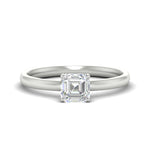 Load image into Gallery viewer, asscher-cut-two-tone-2-mm-comfort-fit-solitaire-ring-in-white-gold-fdens11590asrsleep-2.00mm-nl-wg?v=1758104118