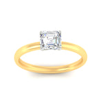 Load image into Gallery viewer, asscher-cut-two-tone-2-mm-comfort-fit-solitaire-ring-in-yellow-gold-fdens11590asrangle5-2.00mm-nl-yg_2f0a136e-8a80-4927-a6b8-3feedb38fd27?v=1758110833
