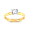 Load image into Gallery viewer, asscher-cut-two-tone-2.5-mm-comfort-fit-solitaire-ring-in-yellow-gold-fdens11590asrangle5-2.50mm-nl-yg?v=1758108316