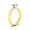 Load image into Gallery viewer, asscher-cut-two-tone-3-mm-comfort-fit-solitaire-ring-in-yellow-gold-fdens11590asrangle2-3.00mm-nl-yg?v=1758108316